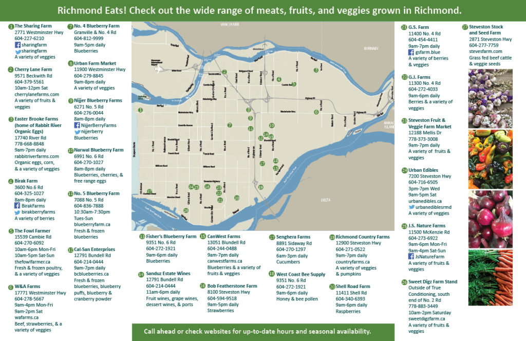 Map Rch One Lunch Richmond Eats: The Local Eating Guide - Urban Bounty by Richmond Food ...